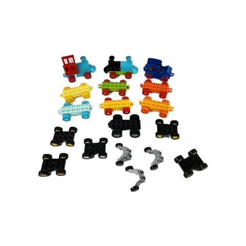 Lego Duplo Lot Train Bases Car Wheels Parts Engine Plane Wheels