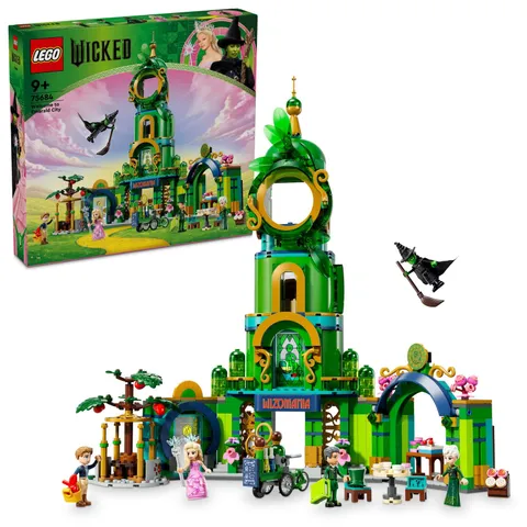 LEGO Wicked Welcome to Emerald City Toy Bricks 945pcs Glinda Elphaba 75684