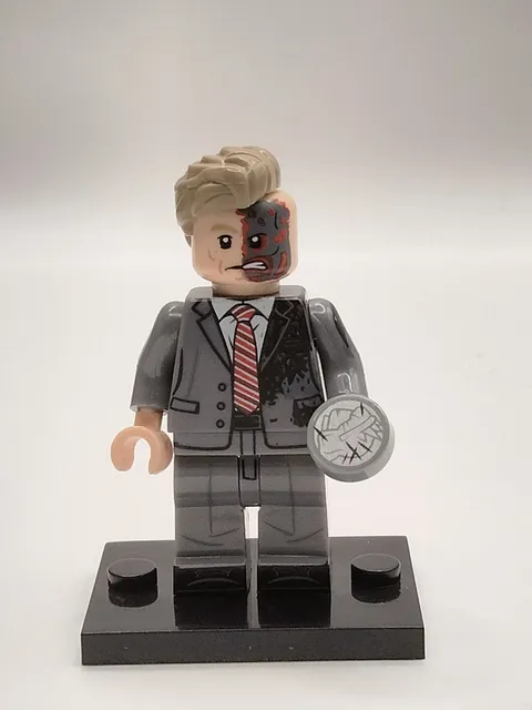 DC Superheroes Two-Face Custom Lego Minifigure 76303 Batman Tumbler