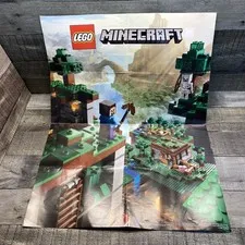 LEGO 21116 Minecraft Crafting Box Poster Only 16x22" Dual Sided Poster
