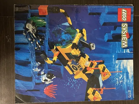 Lego System Explorer Sub 6175 Instruction Manual Book Only Vintage 1995