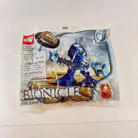 2001 LEGO BIONICLE #3 MAKU Matoran Set McDonald's Kids Meal Toy Promo New Sealed