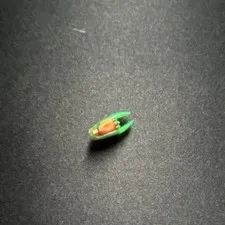 LEGO Small Plastic Piece Part in Green & Brown Colors