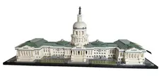 LEGO ARCHITECTURE United States Capitol Building 21030 COMPLETE W/ MANUAL & BOX
