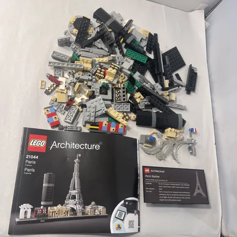 Lego 21044 Architecture Paris Skyline As-Is Parts w/ Instructions