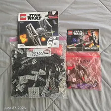 LEGO Star Wars 75300 & 75194 Imperial TIE Fighter 100% Complete 