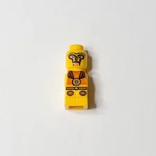 LEGO Minifigure Microfigure Minotaurus Gladiator Yellow 85863pb016 Set 3841