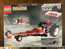 LEGO Model Team 5533 Red Fury Drag Racing Set 390 pcs Age 9-16 Complete Box