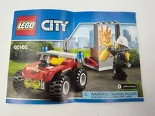 Lego City Fireman 60105 Instructional Manual Only