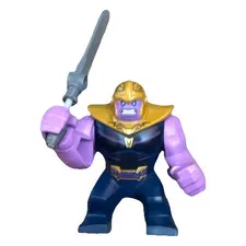 LEGO Thanos Minifigure with Sword Accessory, Plastic Figure