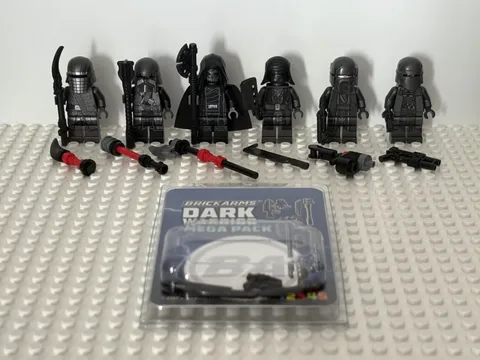 LEGO Star Wars KNIGHTS OF REN Minifigures COMPLETE SET + BrickArms DARK WARRIOR