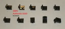 LEGO NEW 1x1 Black Plate with 1/2 Bracket (10x) 6234695 Brick 36840