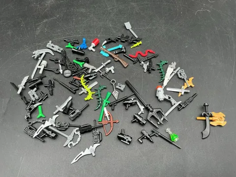 Genuine LEGO Minifigure Weapons Accessories Swords Guns Bows Tools Bulk Lot
