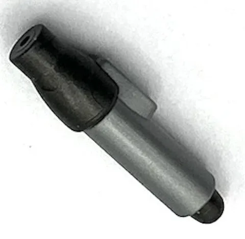 Lego New Flat Silver Minifigure Utensil Pen w/ Molded Pearl Dark Gray Tip Part