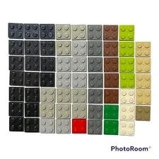 61 LEGO Parts Pieces 2x2 Plate #3022 Lot