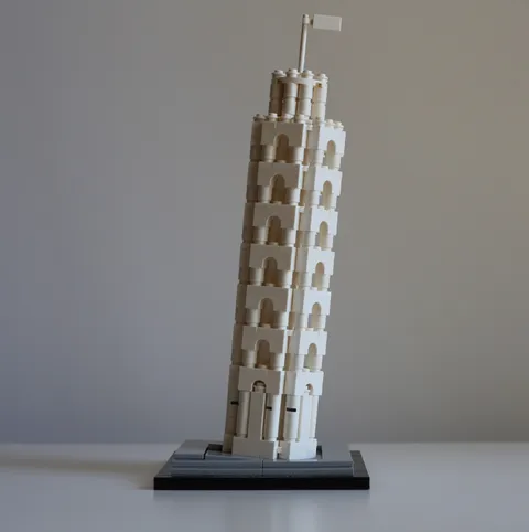 LEGO 21015 The Leaning Tower of Pisa *Complete *NO Manual or Box* Adult Owned