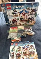 LEGO Winter Village Market (10235) 100% COMPLETE (Pre-Owned)