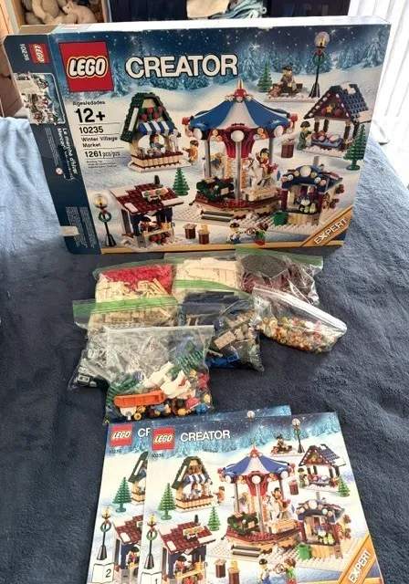 LEGO Winter Village Market (10235) 100% COMPLETE (Pre-Owned)