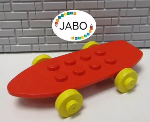 (E5/23) LEGO Fabuland 2146c01 Skateboard Red 3721
