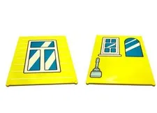 LEGO ® Bluey window glass pane 1x6x6 42509pb14 new window pane original