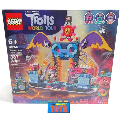 LEGO Trolls World Tour VOLCANO ROCK CITY CONCERT 41254 387pcs sealed NEW