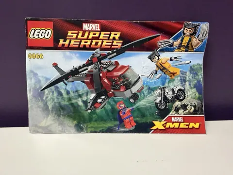 Lego Instruction Manual Marvel Super Heroes X-Men #6866 Wolverine's Chopper Show