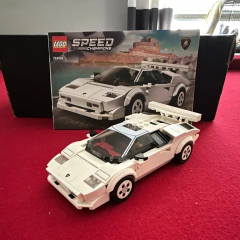 LEGO Speed Champions 76908 Lamborghini Countach White w/Minifigure 262pcs
