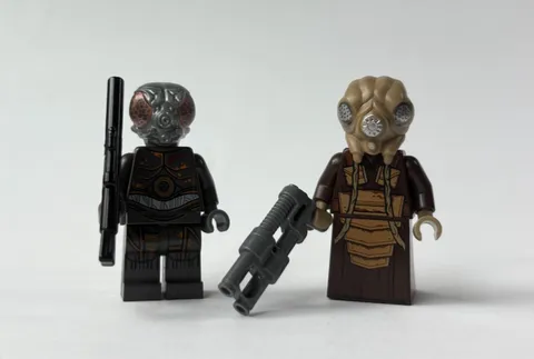 Lego Zuckuss & 4-LOM Bounty Hunter Minifigure Lot Star Wars 75243 sw0830 sw1020