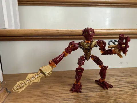 Vintage Bionicle Toa Inika: Toa Jaller (8727), set only, 92% complete