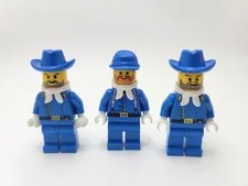 LEGO Lot Of 3 Wild West Minifigure Ww003 X2 And Ww006 Clean Prints