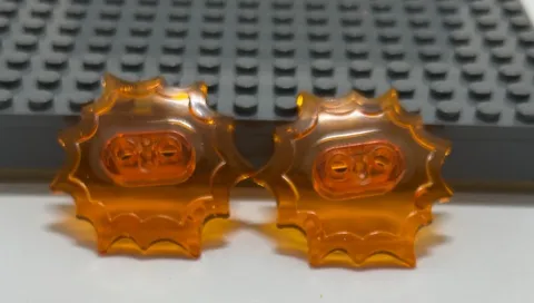 Lego 73304 Trans Orange Power Burst minifigure stand