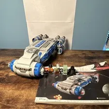 LEGO Star Wars Resistance I-TS Transport 75293 w/ instructions, minifigs, no box