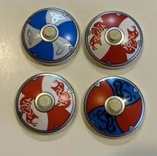 Lego Viking Minifigure Shield Lot of 4 - Castle Kingdoms