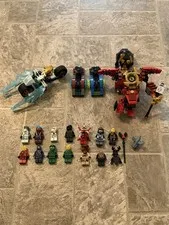 LEGO NINJAGO: Masters of Spinjitzu Huge Lot Of Minifigures Accessories And Sets