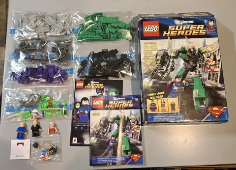 LEGO DC Comics Super Heroes 6862 Superman Power Armor Lex Wonder Women COMPLETE 