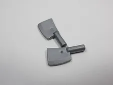 LEGO Lot of 2 Flat Silver Meat Cleaver Knife Accessory Minifig Q7
