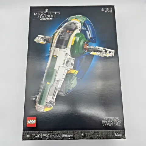Jango Fett's Slave 1 Open Box 100% Complete UCS Starship 75409 LEGO Star Wars