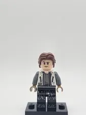 LEGO Star Wars Han Solo White Jacket Minifigure SW0915 from 75209 NM+ -MB
