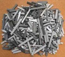 LEGO Bricks 545pcs 1x1 1x2 1x3 1x4 1x6 1x8 2x2 Corner Cleaned MOC Gray Shades