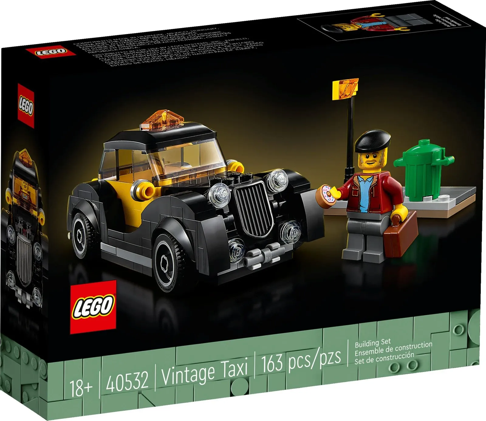 LEGO Vintage Taxi 40532 Building Set 163pcs Bricks Blocks Vehicle Car Toy