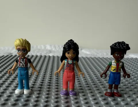 LEGO Friends Minifigures Lot: 3 Figures (1 Male, 2 Female) Age 4+