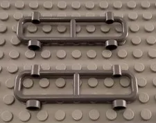 LEGO Lot of 2 Dark Bluish 1x8x2 Fence Rail Bar Pieces