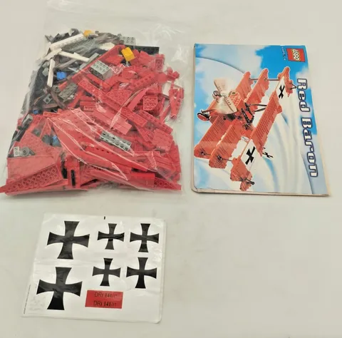 LEGO 10024 Red Baron NEW STICKERS Sculptures RARE Creator Expert 10124