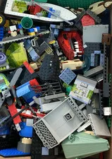 🔥 Lego Lot Of Mixed Bricks, Parts, Pieces Most from Retired Sets Over 10 Lb