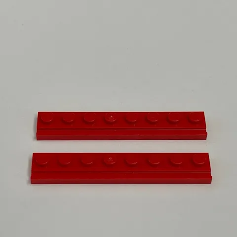 Lego 4510 Red Replacement Parts Pieces Lot of 2