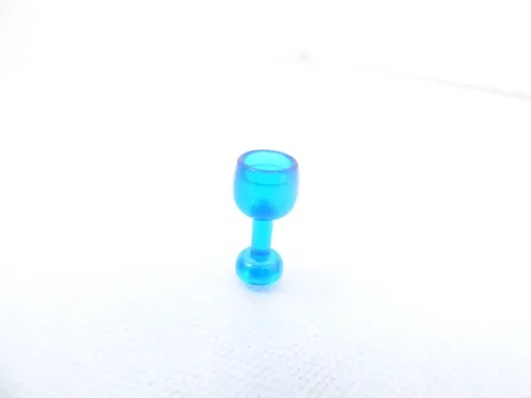 Trans blue Lego Goblet part 33061 sets 5578 10176