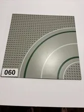 Vintage Lego Base Plate Gray Curved Turn Street Road 32 X 32 pegs