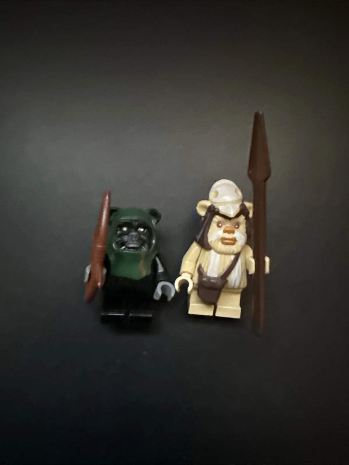 Lego Star Wars Beige and Black Ewok Duo Minifigs