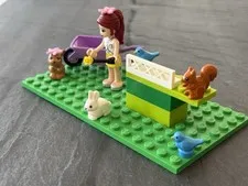 LEGO Minifigure Friends With Cute Animals Bunny Bird Squirrel