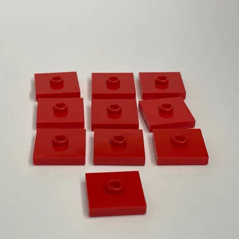 Lego 87580 23893 Red Replacement Parts Pieces Lot of 10